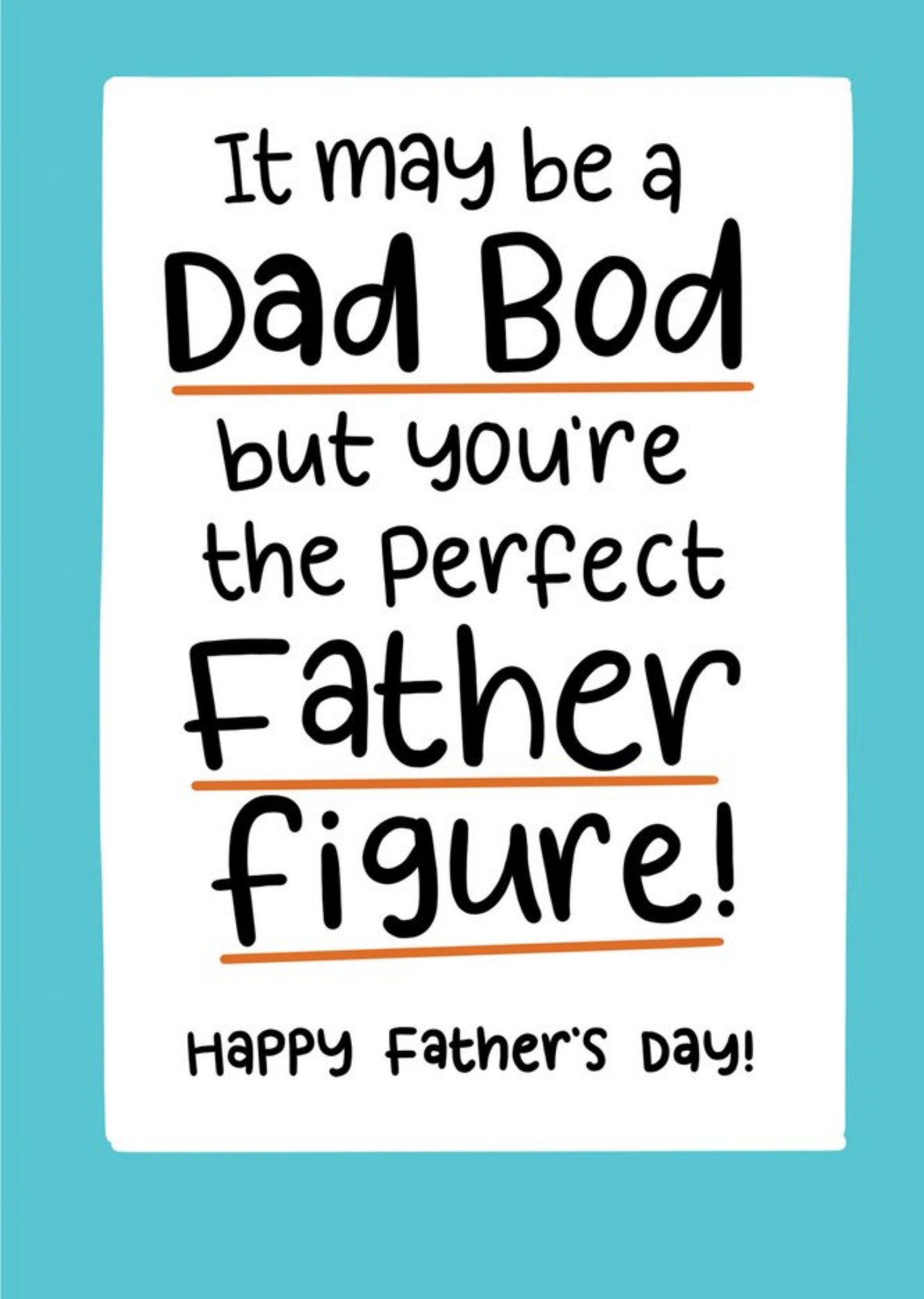 Moonpig Dad Bod Father Figure Father's Day Card