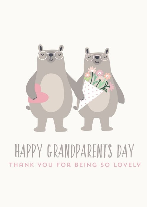 Happy Grandparents Day thank you for being so lovely