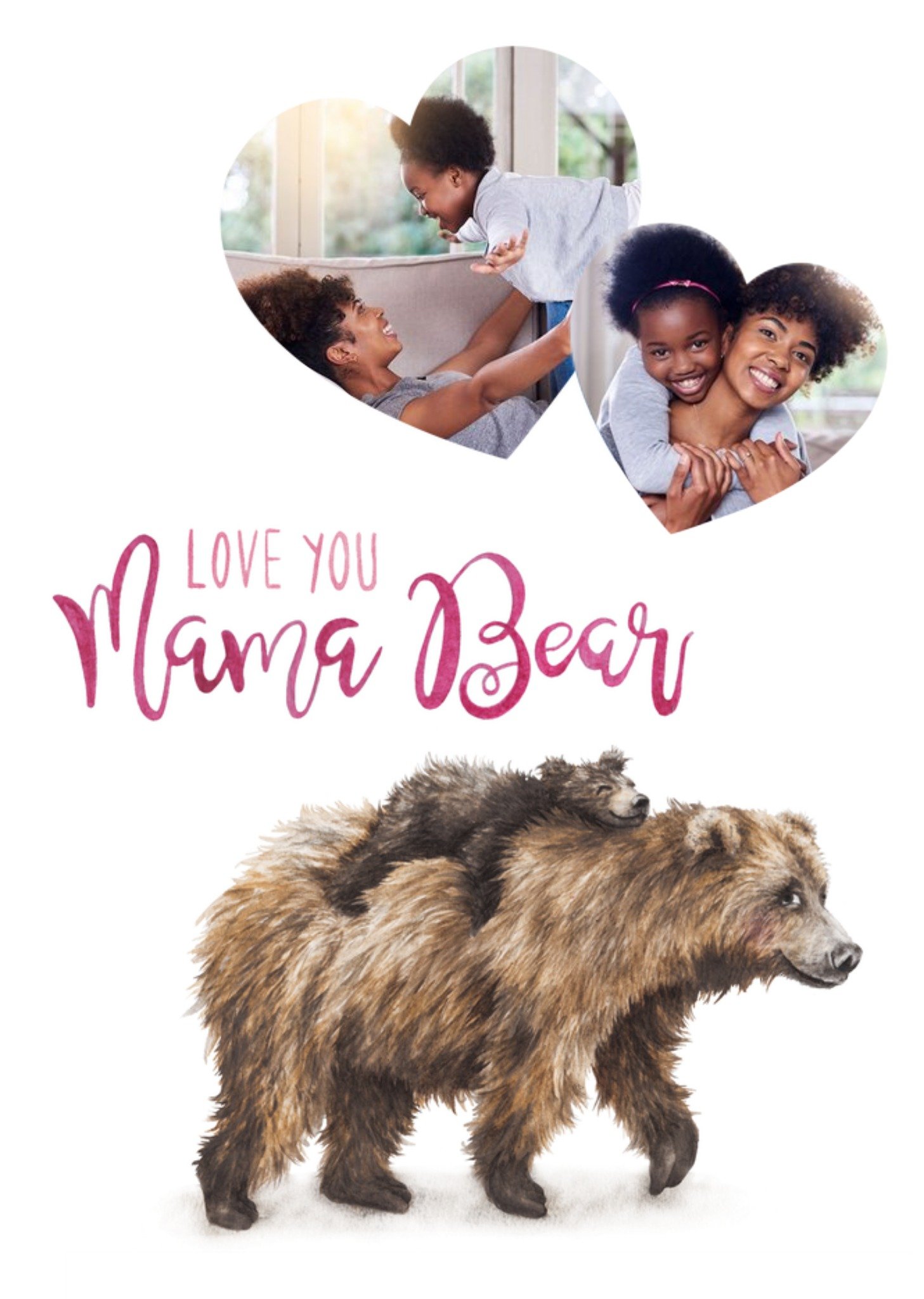 Moonpig Citrus Bunn Cute Love You Mama Bear Mother's Day Card