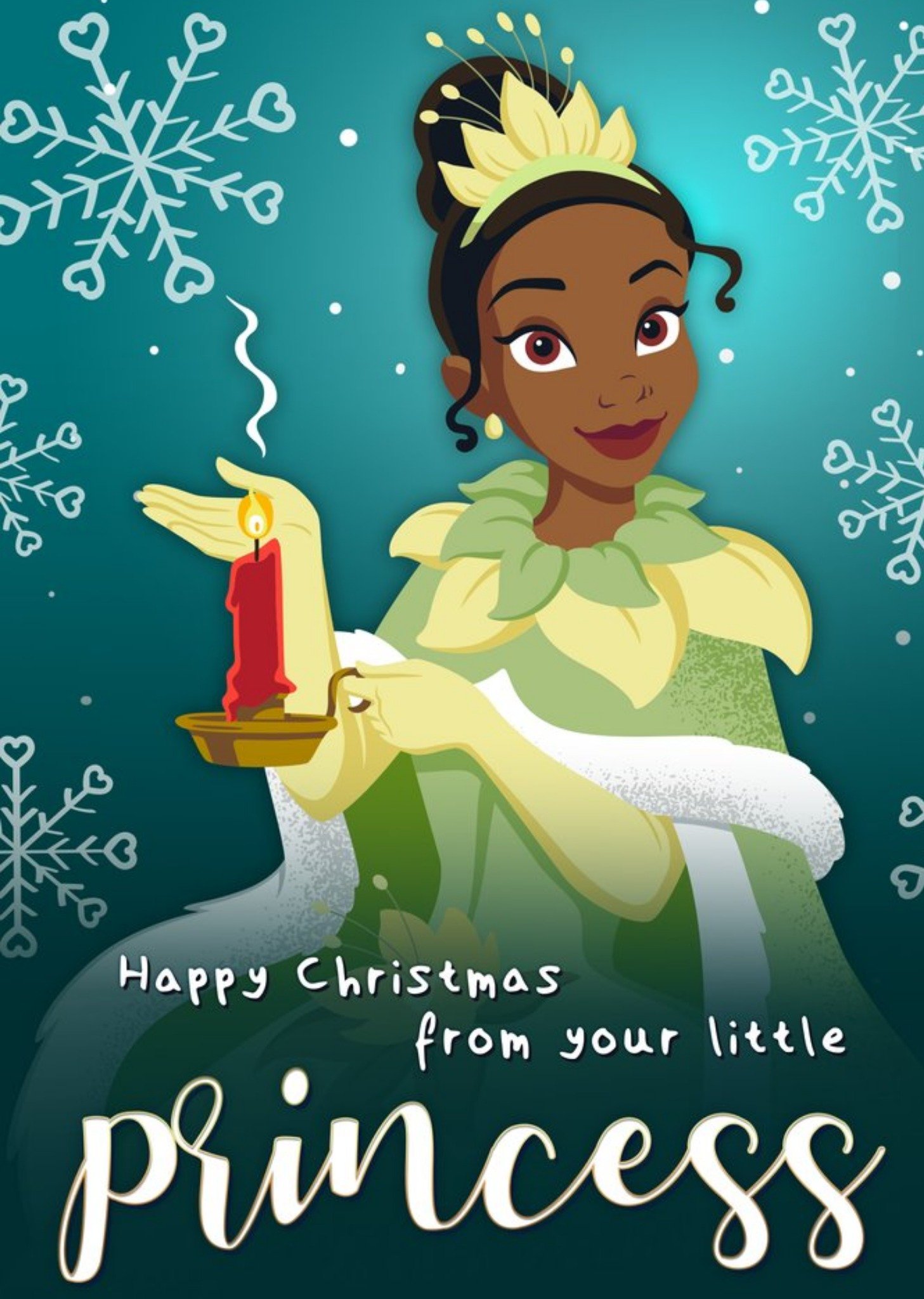 Disney Princesses Disney Tiana From Your Little Princess Christmas Card