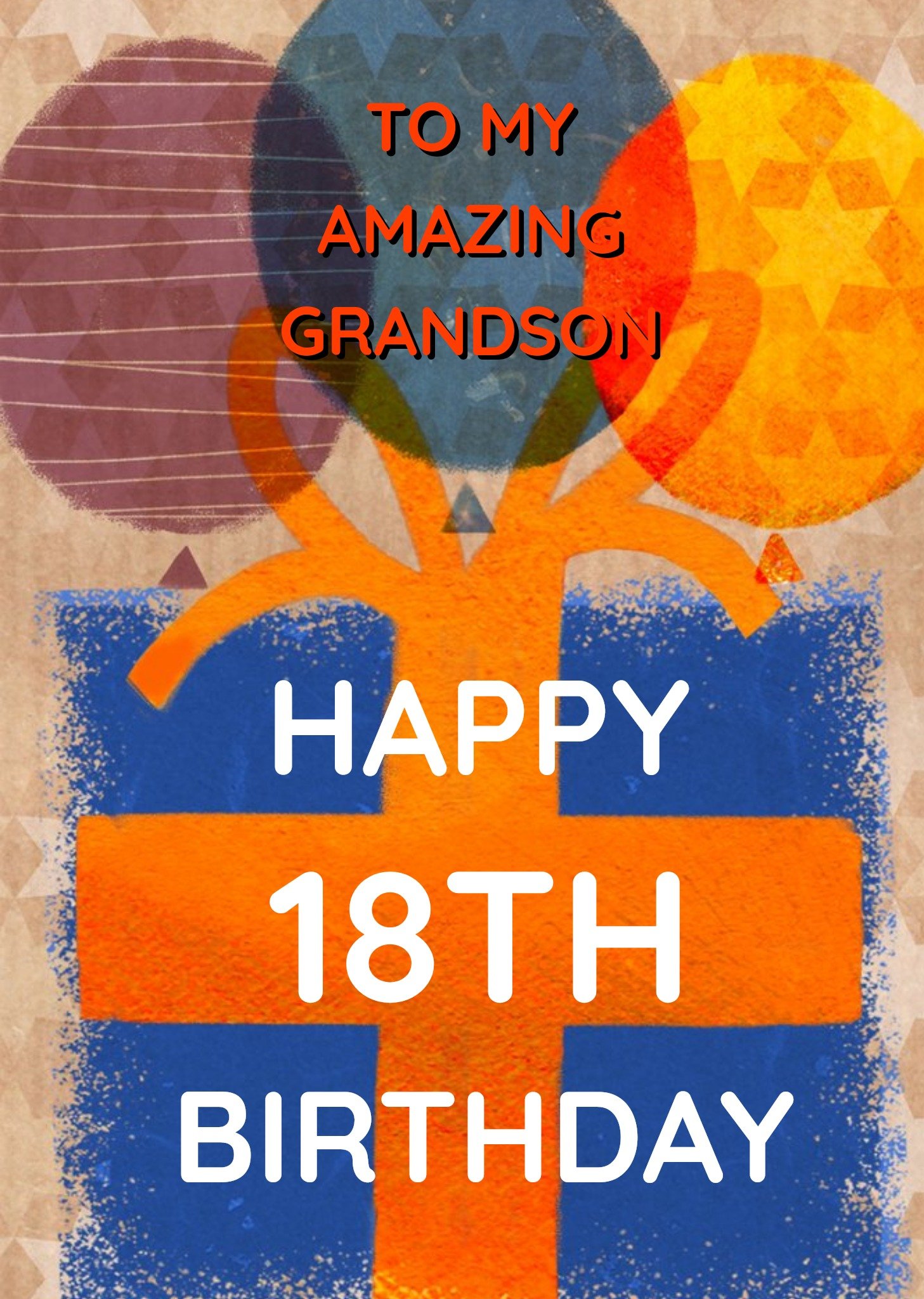Moonpig Balloons And Present Personalised Birthday Card