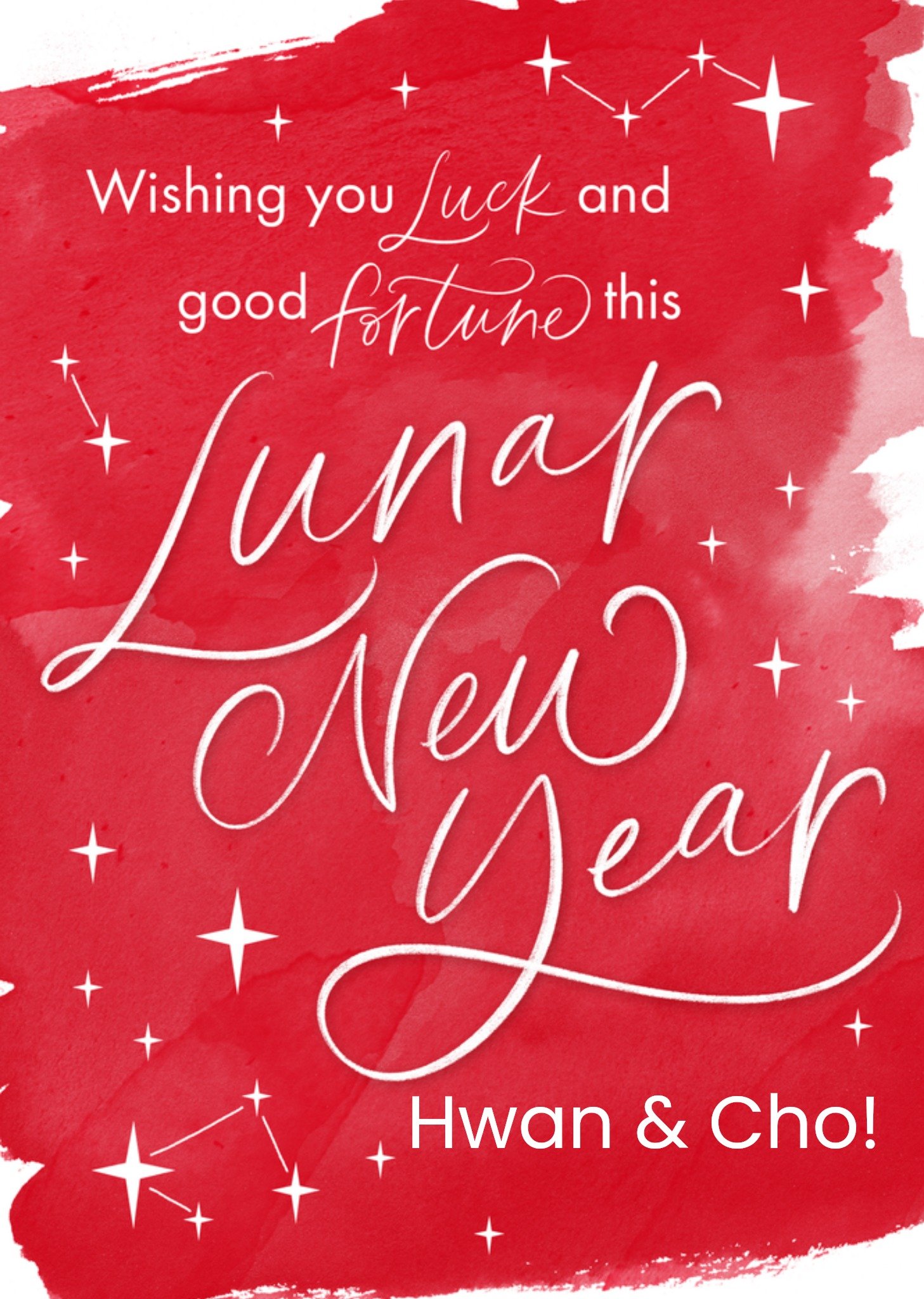 Moonpig Lunar New Year Card
