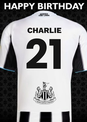 Newcastle United F.C Birthday Card