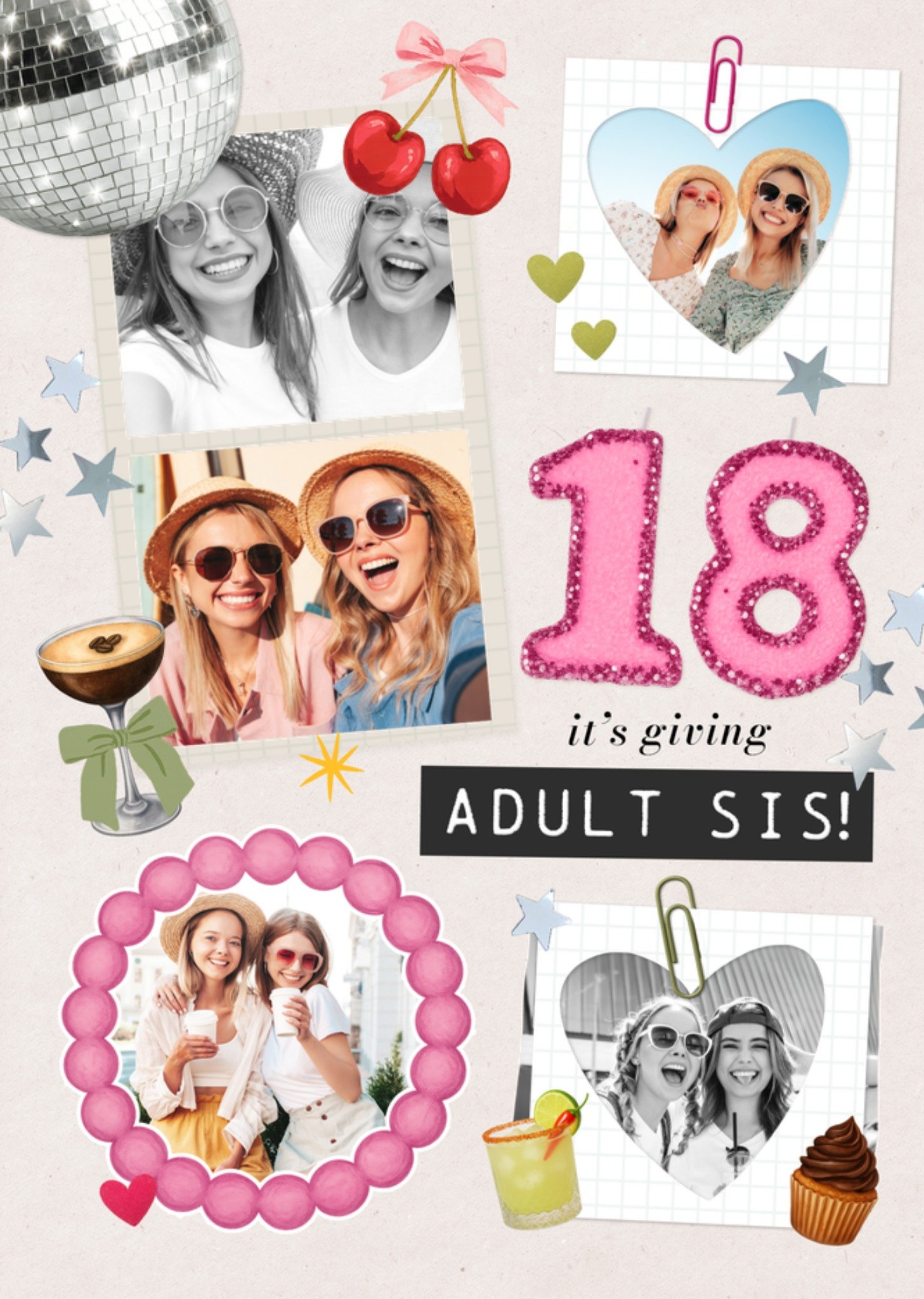 Moonpig 18 ItÃ¢â¬â¢S Giving Adult Sis Photo Upload Birthda