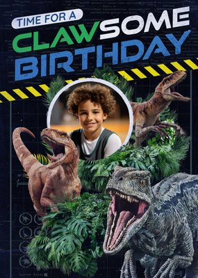 Jurassic World Dinosaurs Clawsome Birthday Card