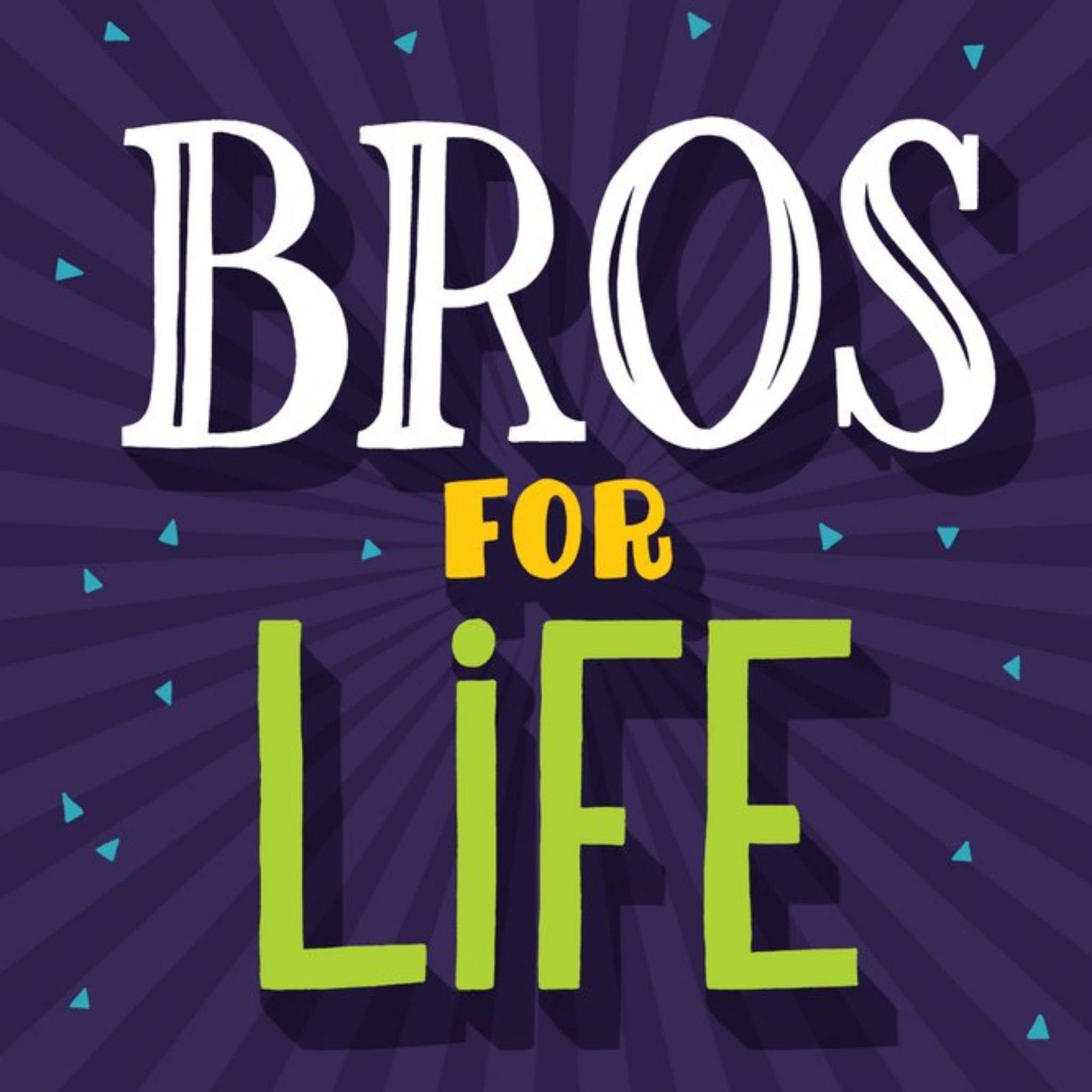 Moonpig Bros For Life Personalised Birthday Card