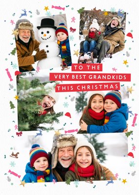 Grandkids Photo Upload Christmas Card