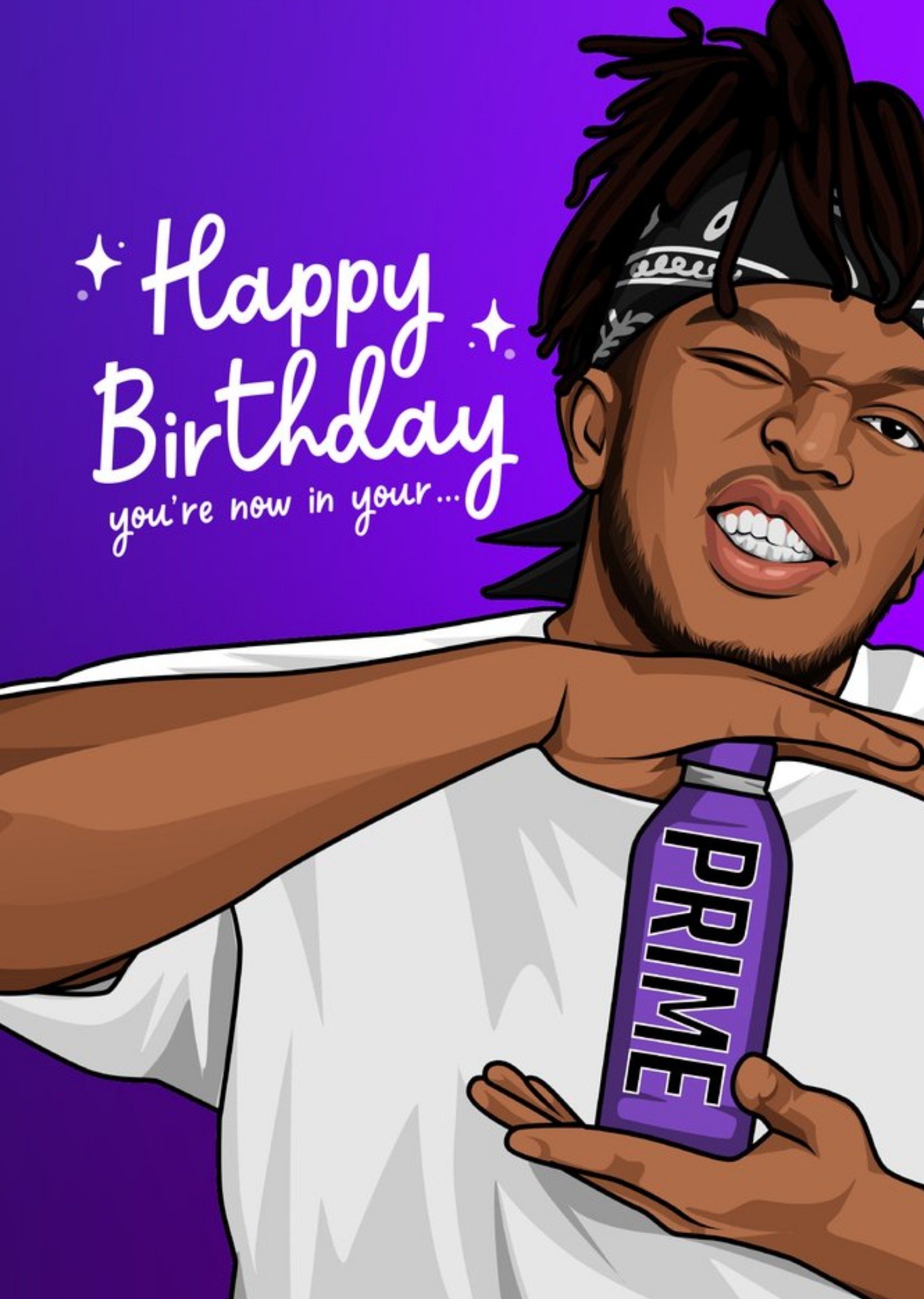 Moonpig You're Now In Your Prime Birthday Card