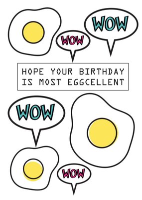 Hope Your Birthday Is Most Eggcellent Card