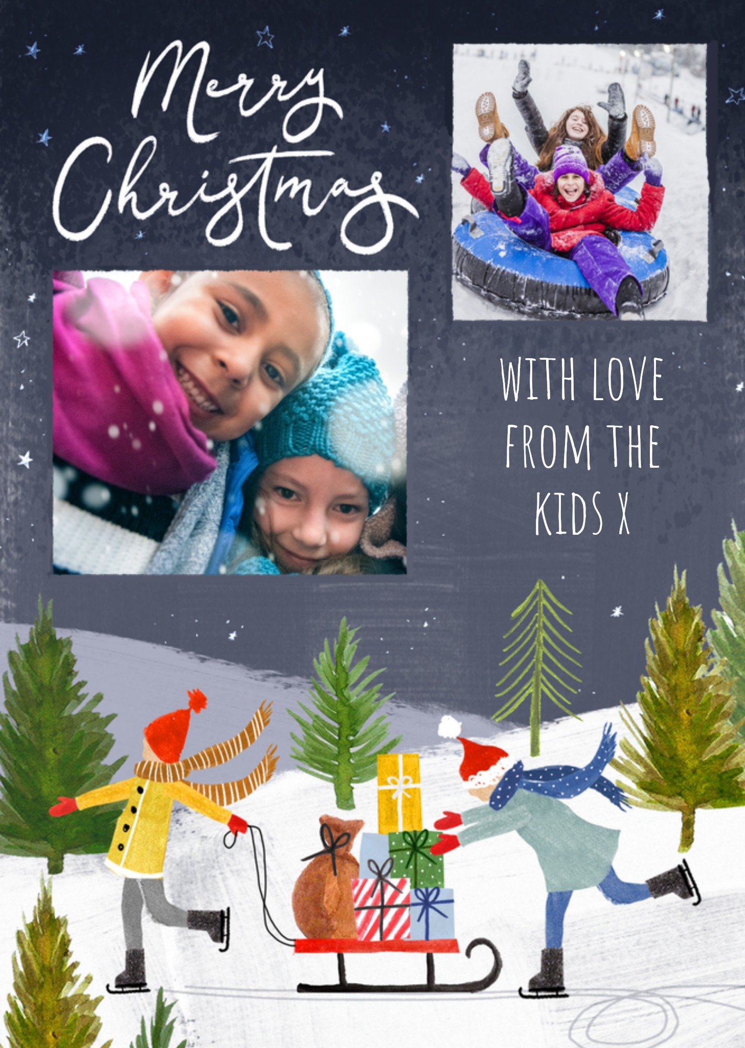 Moonpig Festive Photo Upload Christmas Card