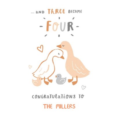 Millicent Venton Illustrated New Baby Card