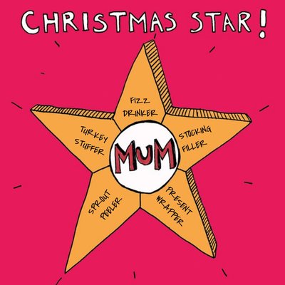Mum The Christmas Star Card