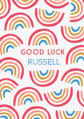 Natalie Alex Designs Arty Trendy Illustrated Good Luck Card