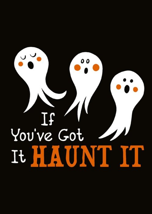 Hauntingly Funny Halloween Pun Card