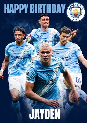 Manchester City FC Birthday Card