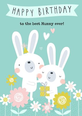 Sorcha Faulkner Rabbit Fun Birthday Card