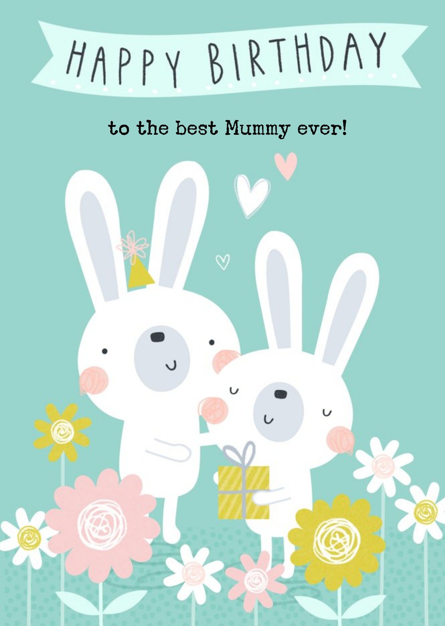 Moonpig Sorcha Faulkner Rabbit Fun Birthday Card