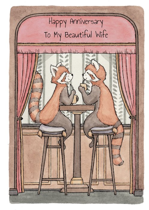 Erlenmeyer Animal Kingdom Anniversary Card