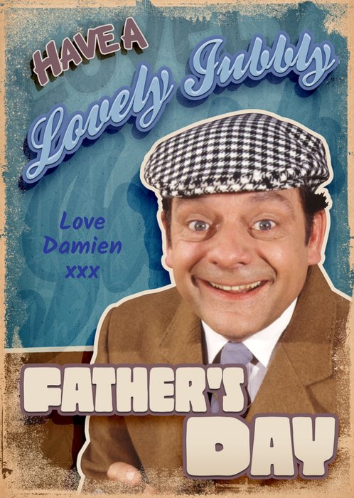 Only Fools And Horses Delboy Lovely Jubbly Personalised Father's Day Card