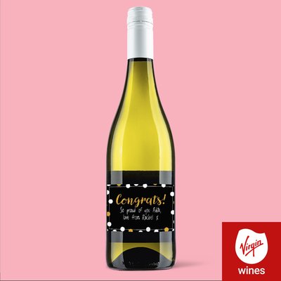 Virgin Wines Personalised Congratulations Pinot Grigio 75cl
