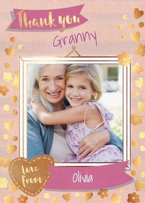 Catherine Worsley Photo Upload Caring Thank You Card