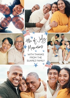 Share A Little Love 4th Of July Memories Photo Upload Card