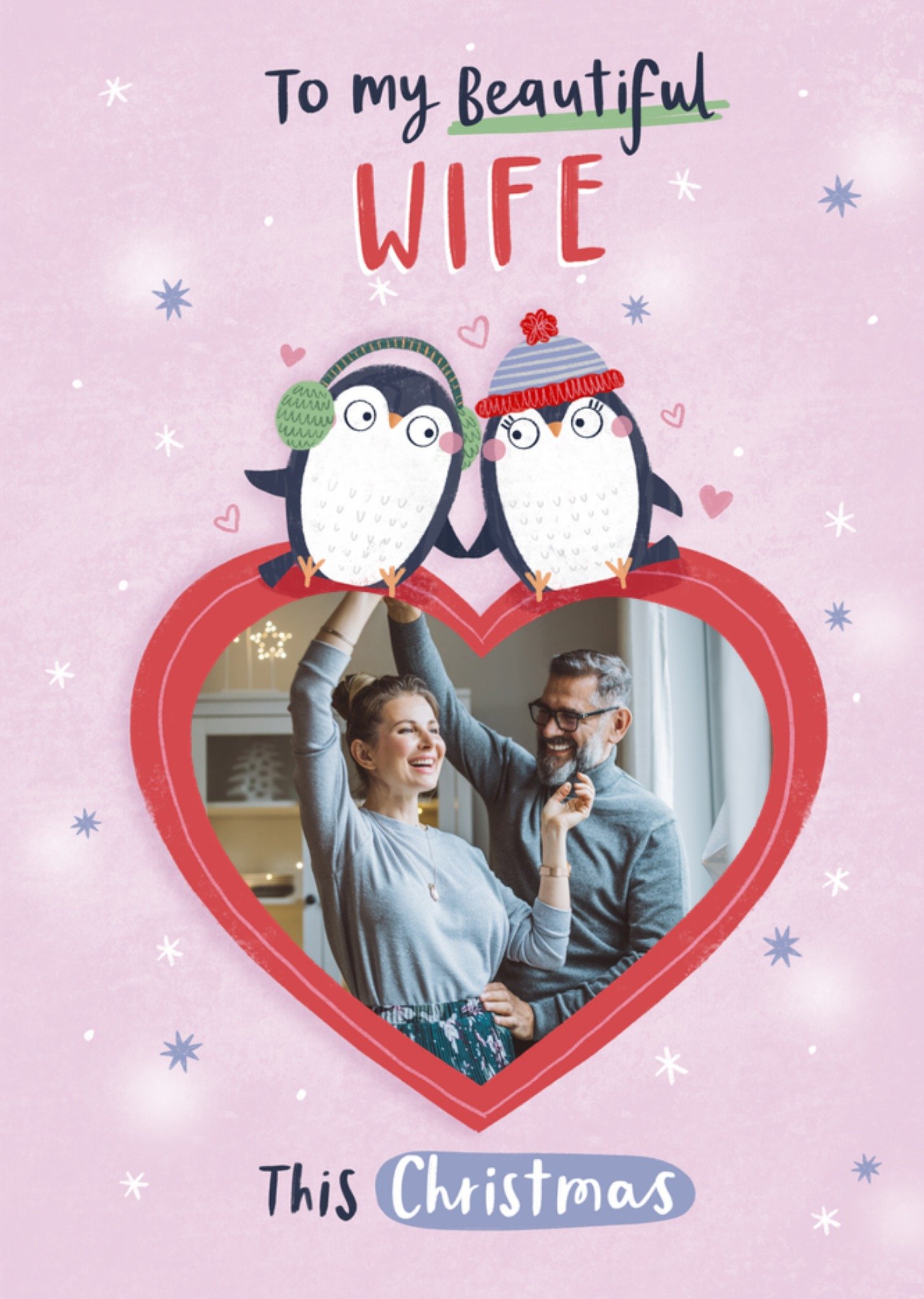 Moonpig To My Beautiful Wife This Christmas Card