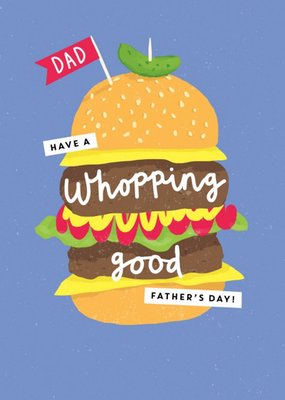 Dad Have A Whopping Good Father's Day Card