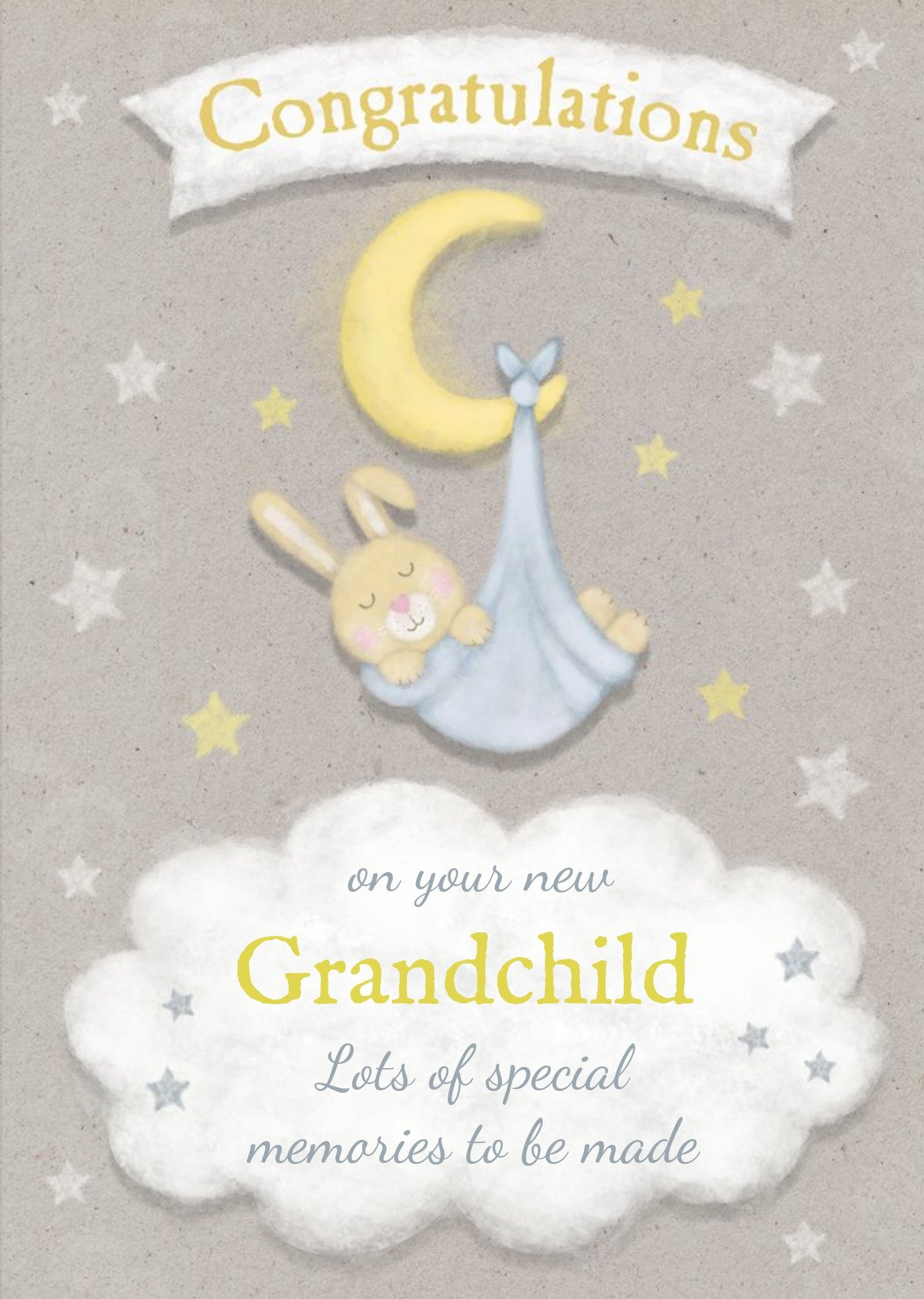 Moonpig Cute Grandchild Card - Congratulations