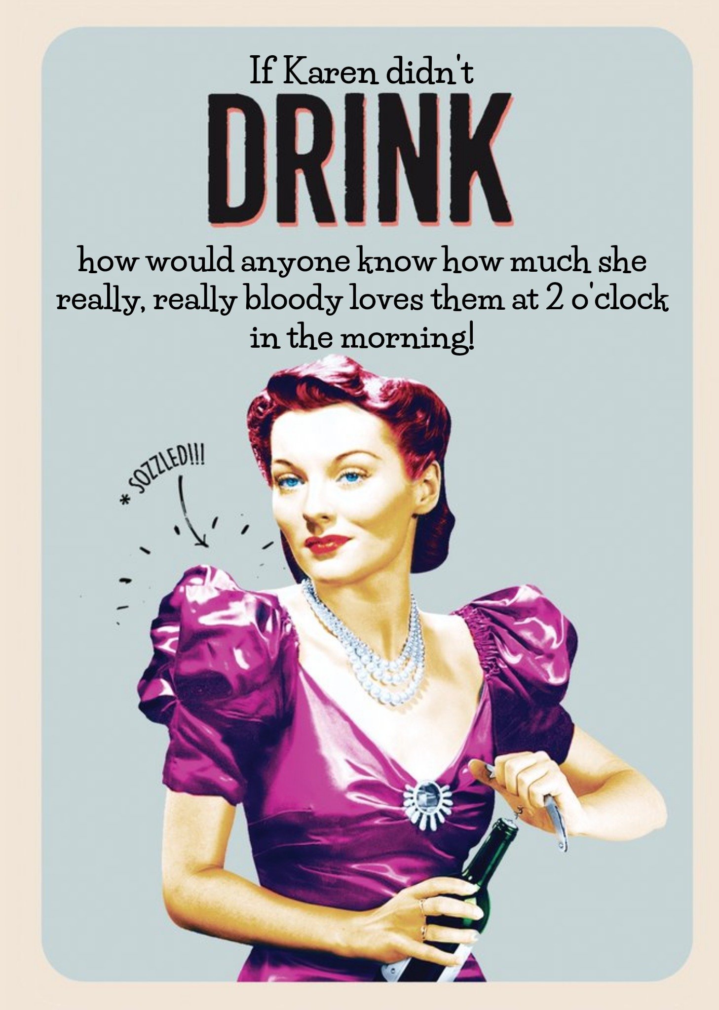 Moonpig How Much She Loves Them Bordered Personalised Birthday Card