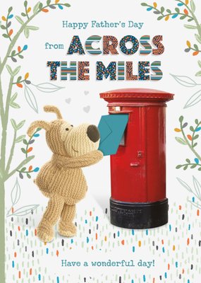 Boofle From Across The Miles Patterned Father’s Day Card