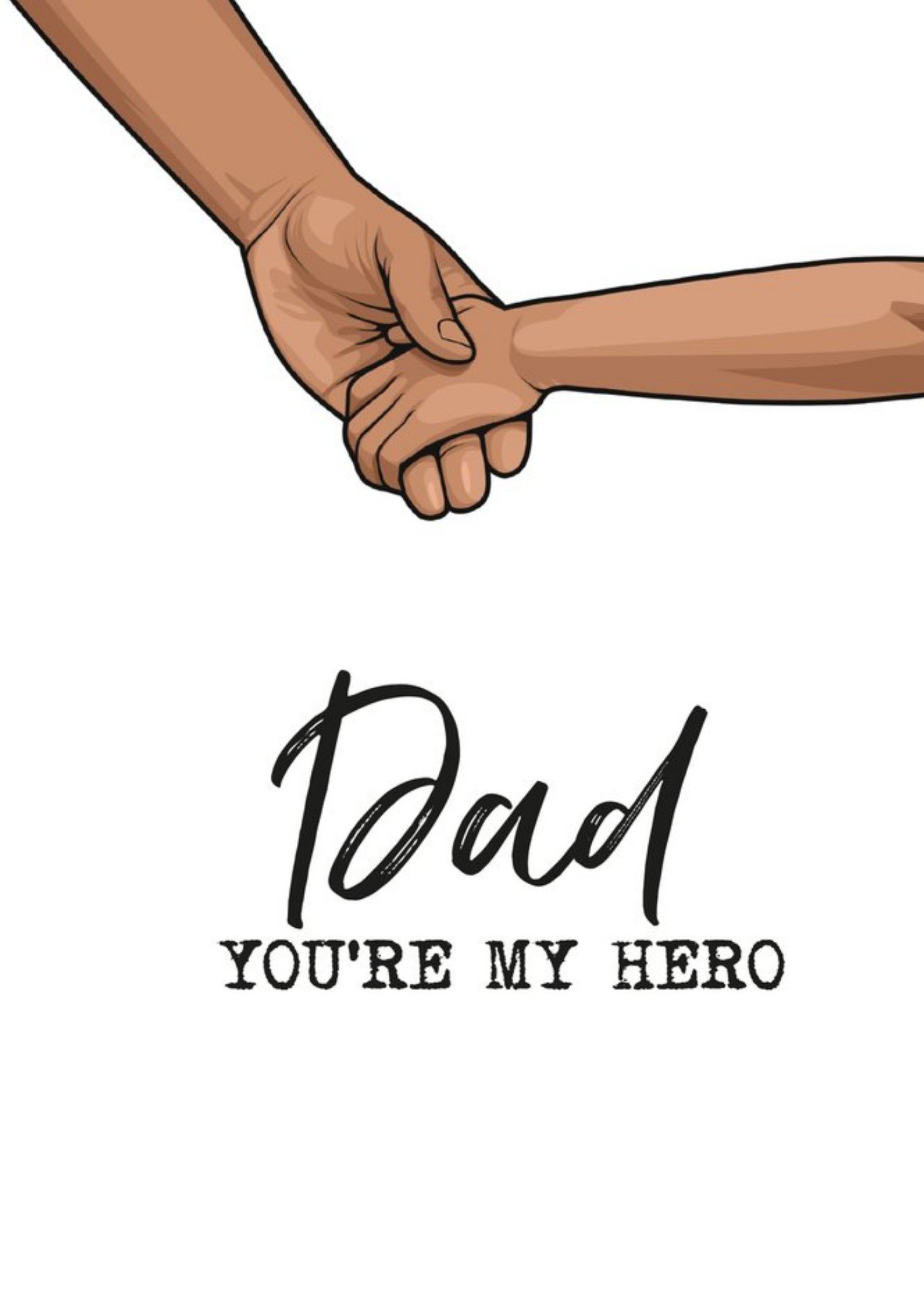Moonpig Filthy Sentiments Illustration Cute Birthday Father's Day Card