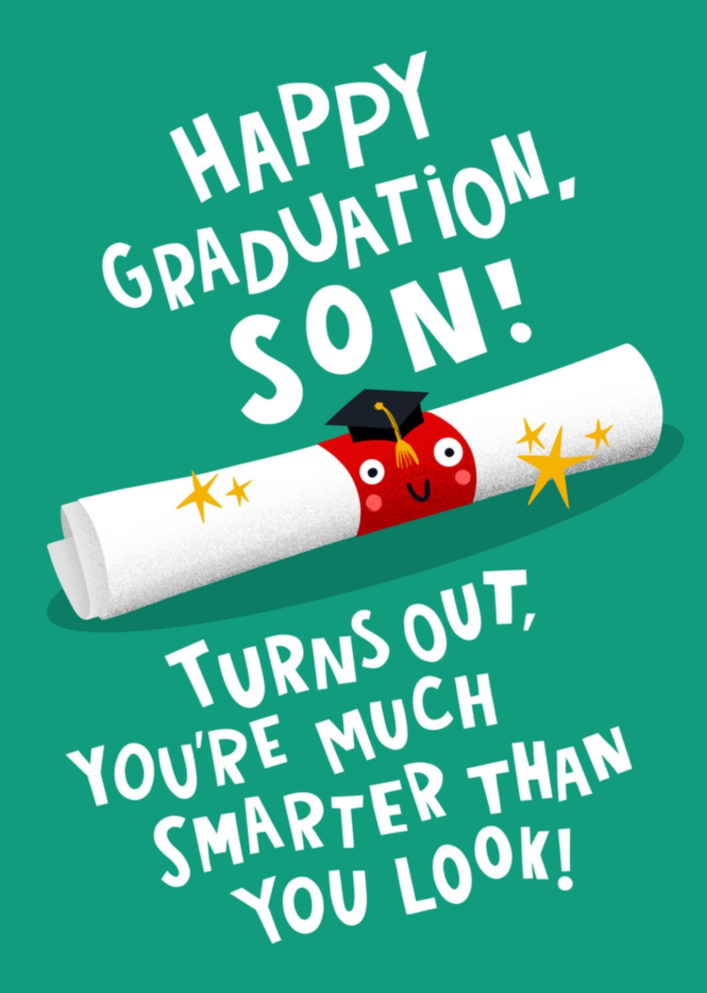 Moonpig Son's Graduation Card, Large