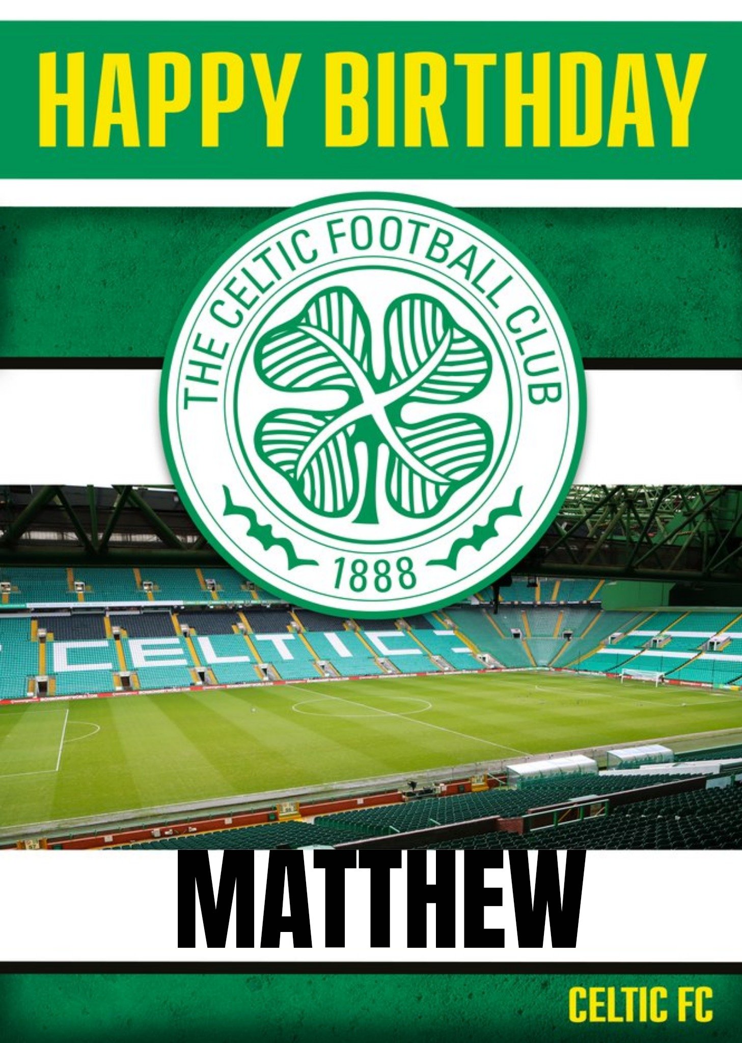 Other Celtic Fc Football Fan Birthday Card