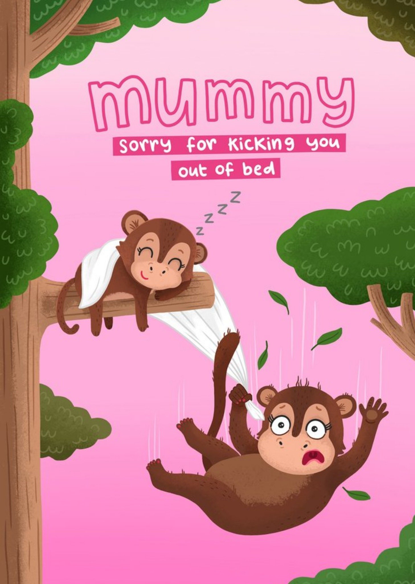 Moonpig Blue Kiwi Illustration Funny Love Mother's Day Jungle Birthday Card