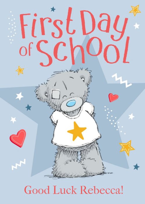 Tatty Teddy First Day Of School Good Luck Card