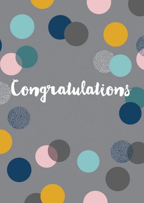 GUK Patterned Celebrate Congratulations Card