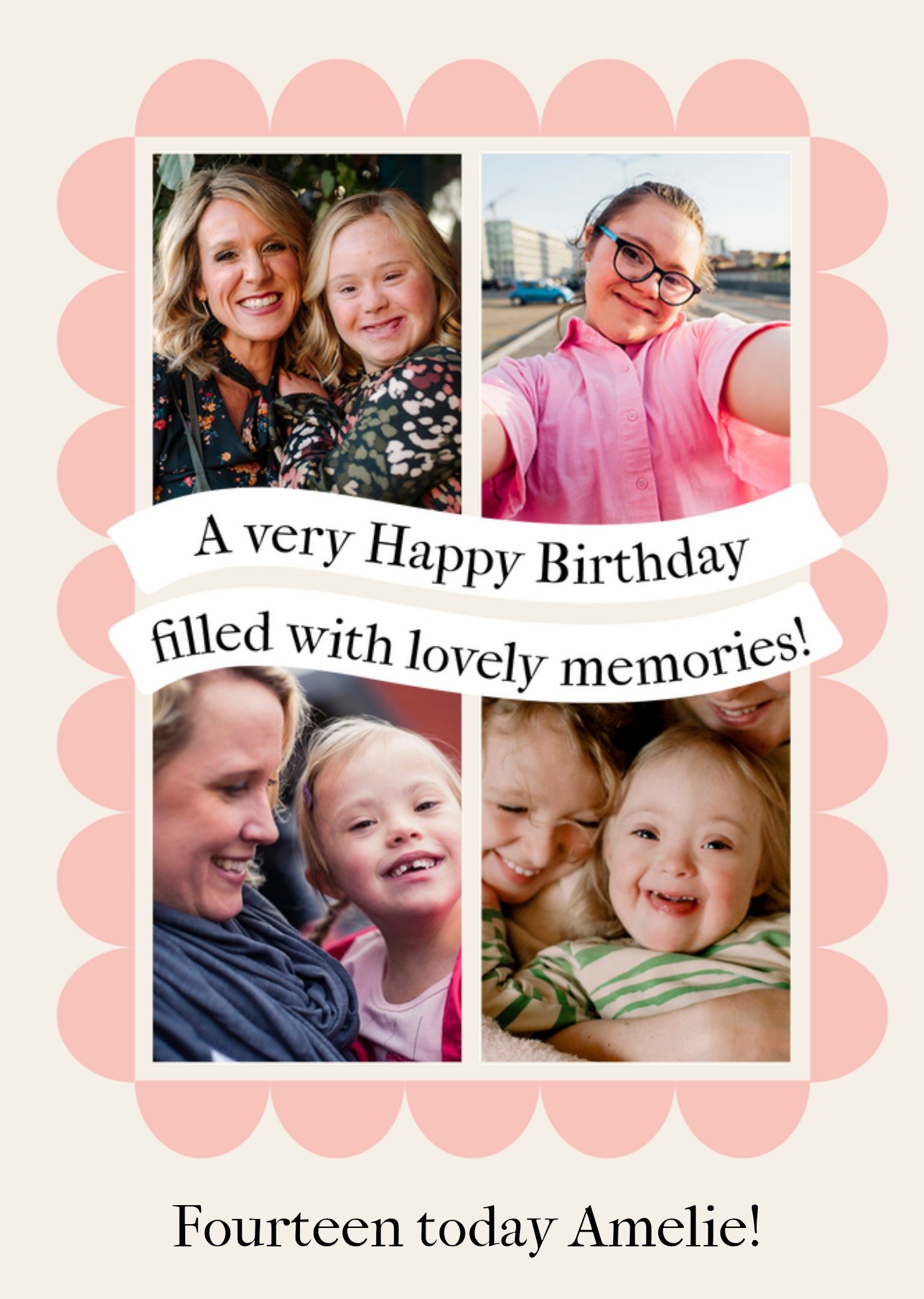 Moonpig Filled With Lovely Memories Photo Upload Birthday Card