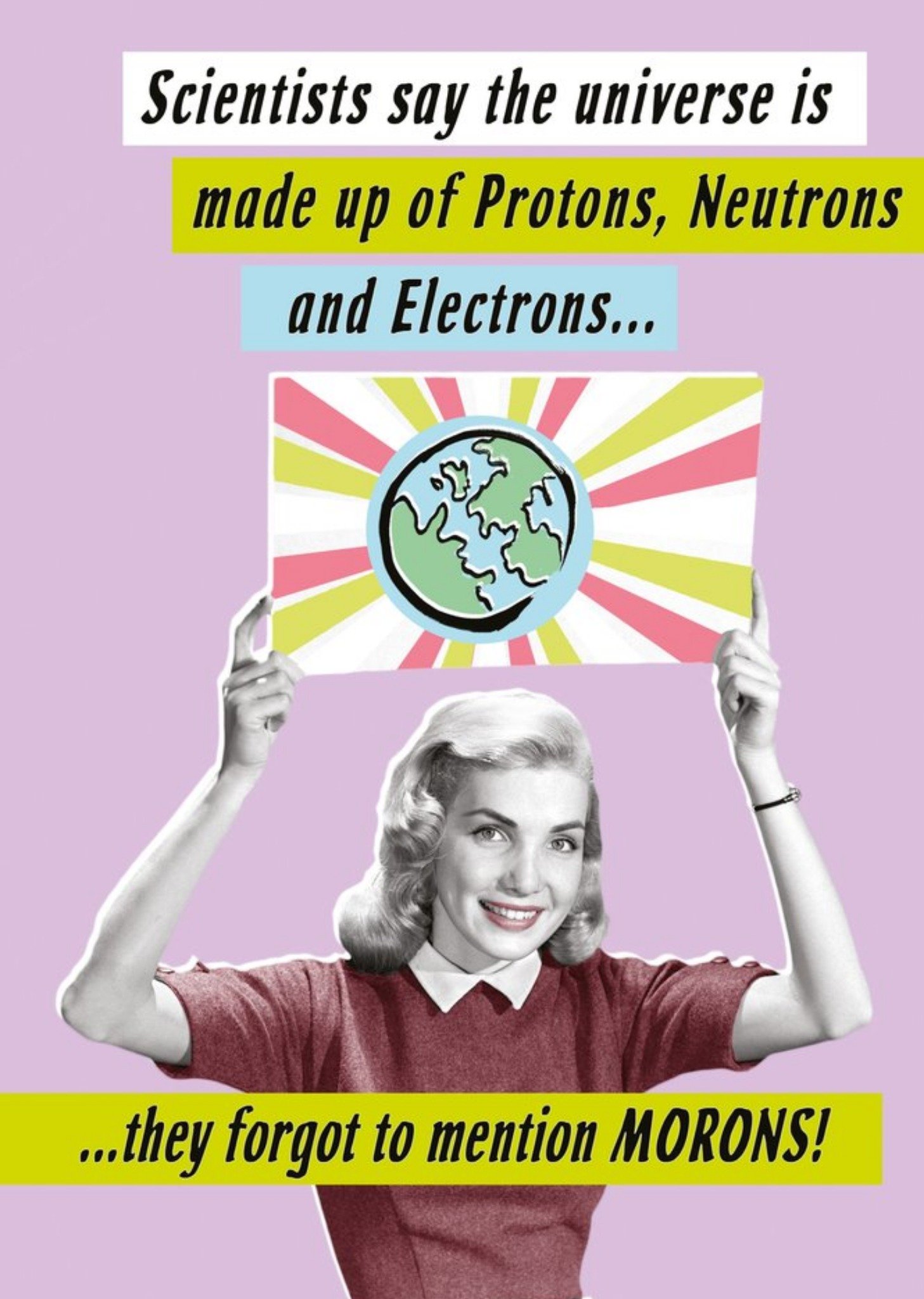 Moonpig Quitting Hollywood Chickpea Earth Funny Card