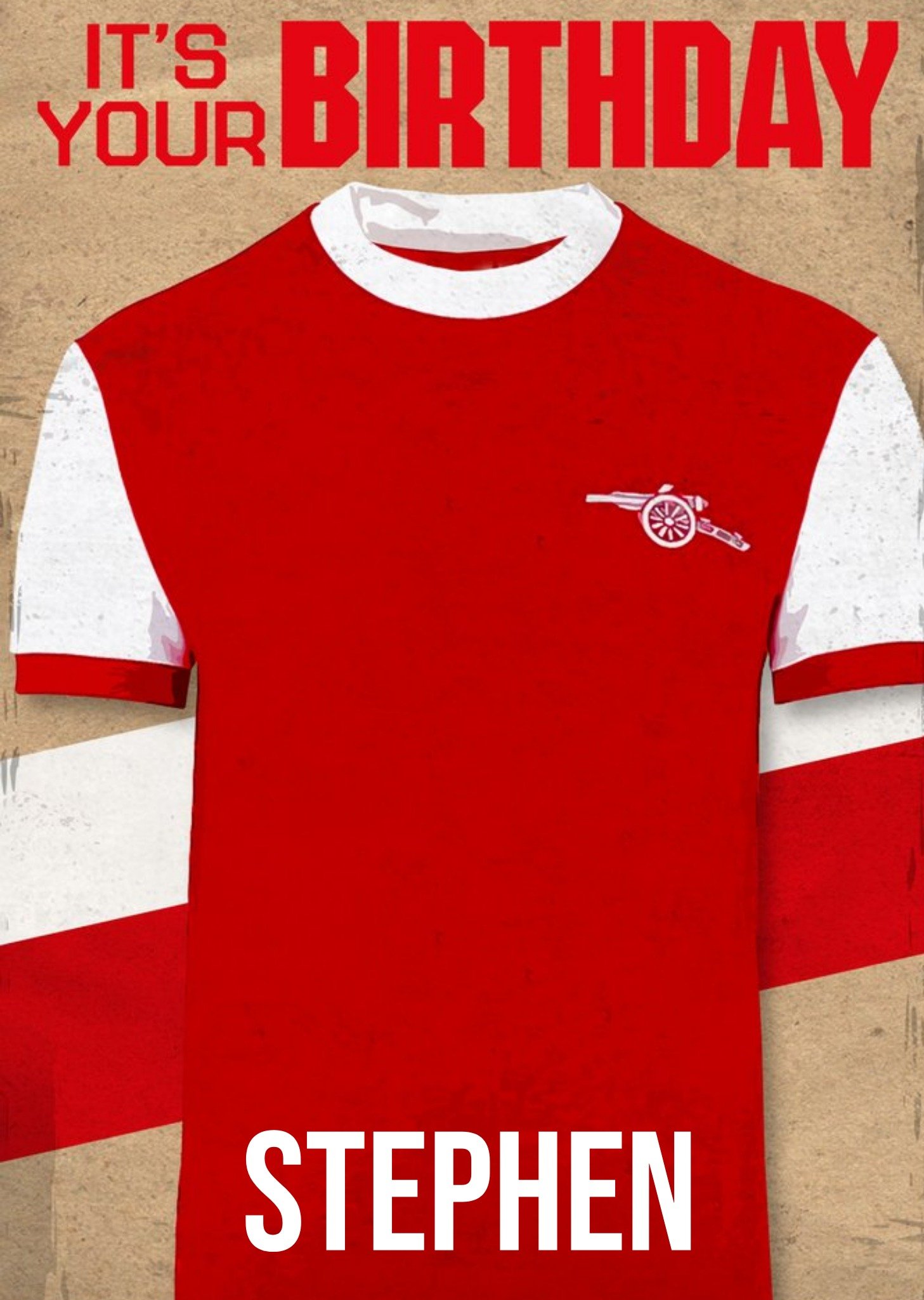 Moonpig Arsenal F. C Birthday Card