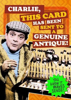 Funny Only Fools And Horses Genuine Antique Birthday Card