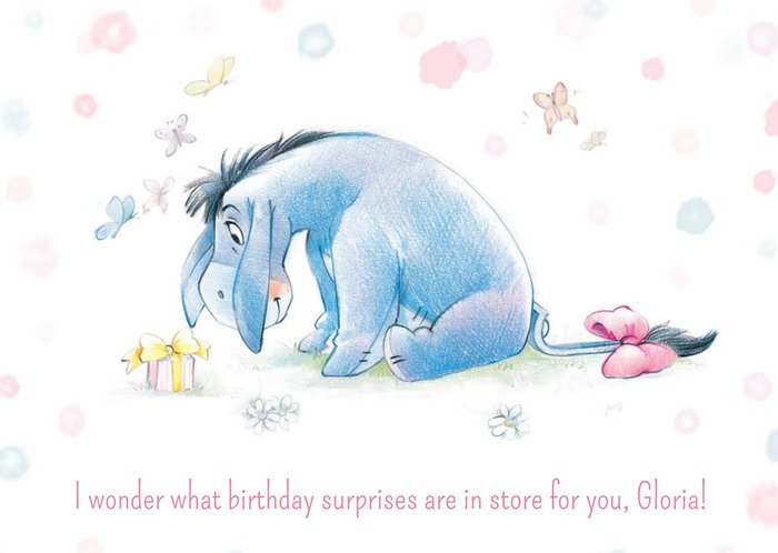 Disney Winnie The Pooh Birthday Surprises Card