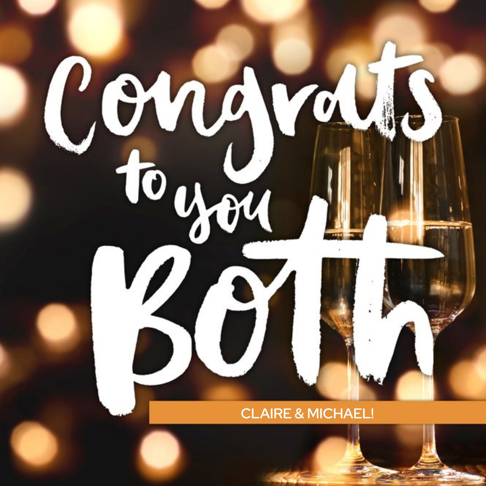 Moonpig Engagement Congratulations Card