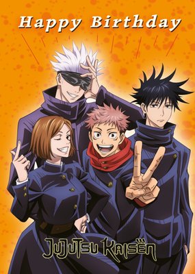 Jujutsu Kaisen Anime Birthday Card