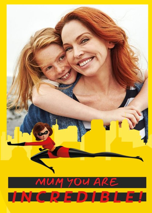 Birthday Card - Mum - The Incredibles 2 - Disney Pixar - photo upload card