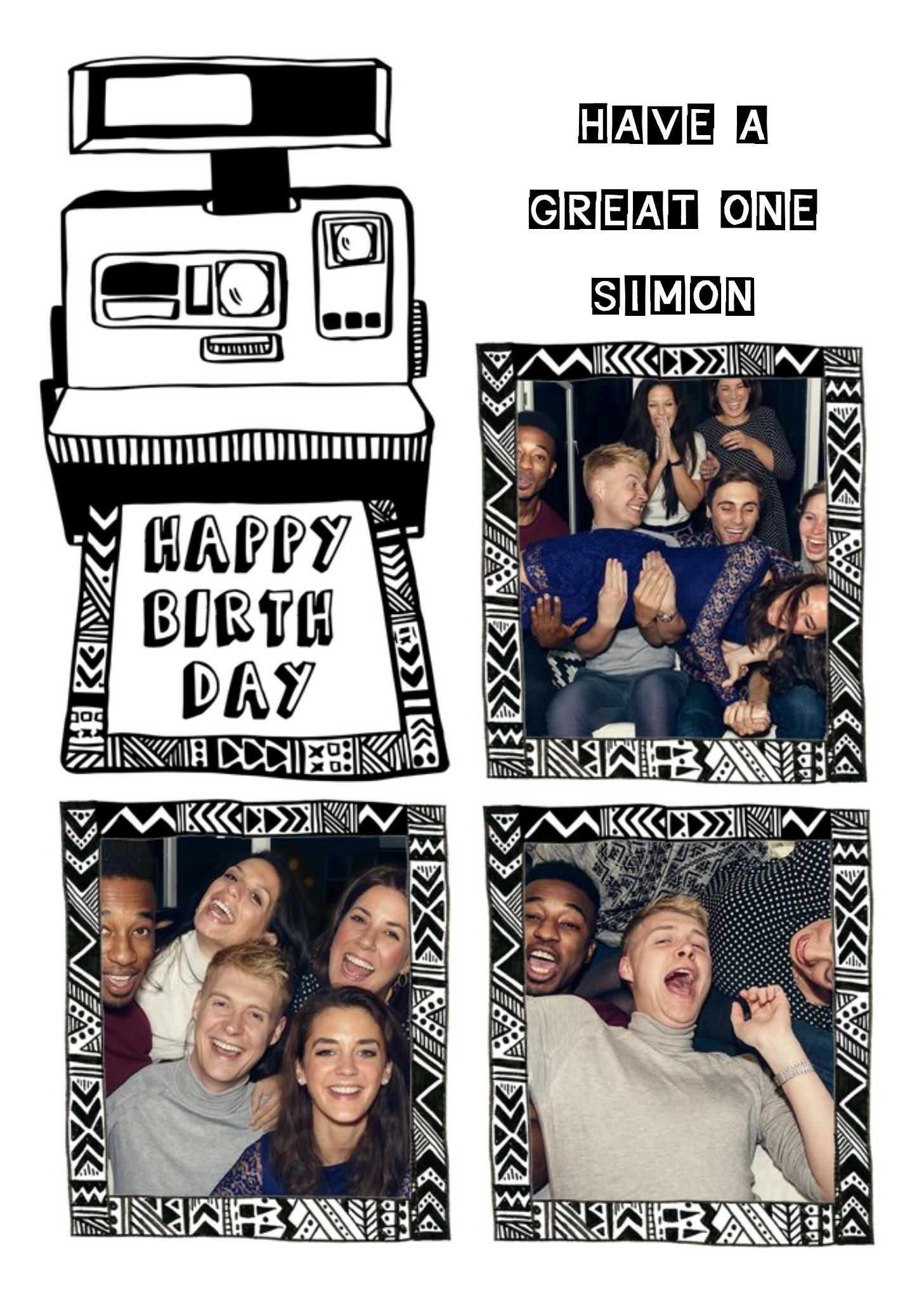Moonpig Instant Snaps Have A Great One Multi-Photo Card