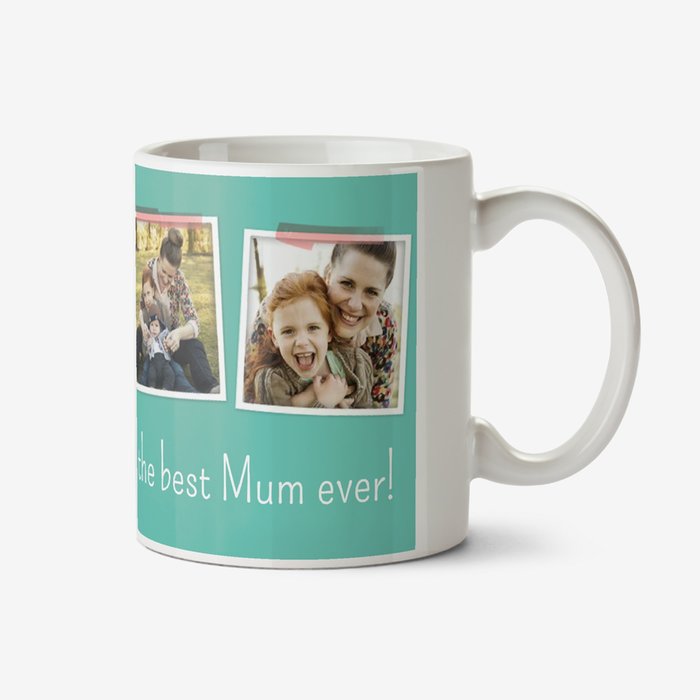 Mother's Day Blue Photo Upload Mug