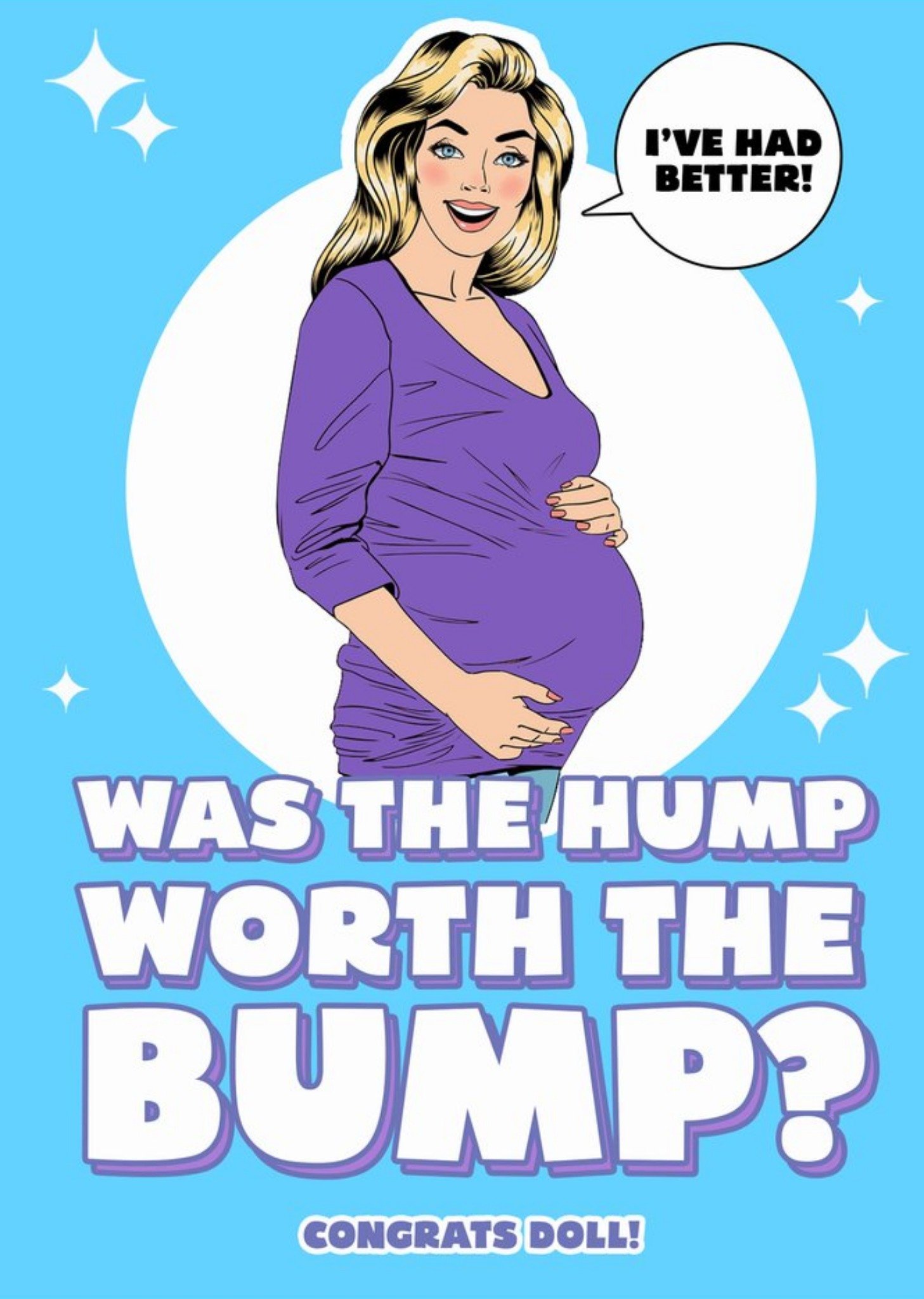 Friends Ferry Clever Illustration Irish Pregnancy Card