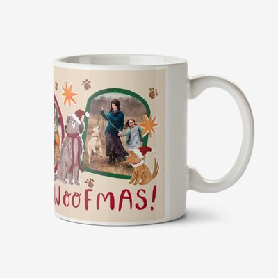 Happy Woofmas Photo Upload Christmas Mug