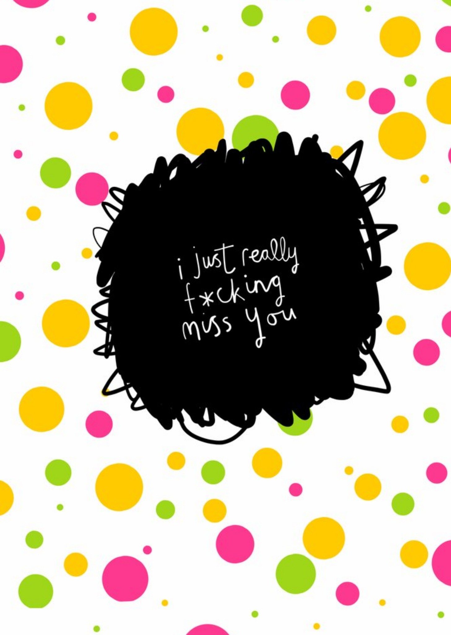 Moonpig I Just Really Miss You Card